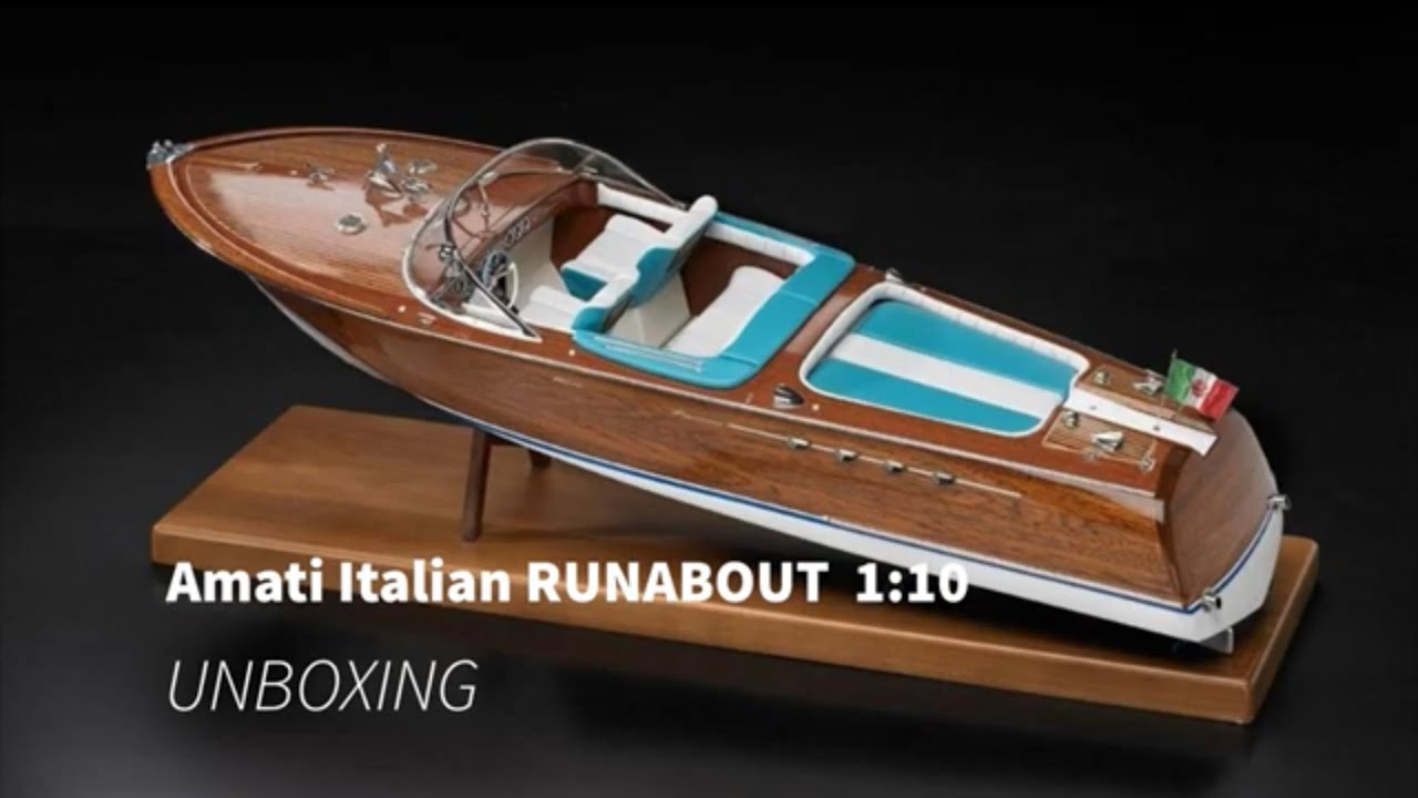 Unboxing: Amati Italian RUNABOUT (Riva Aquarama)