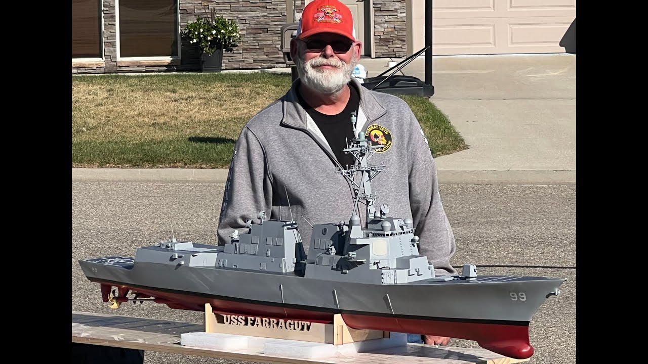 First Run USS Farragut (DDG 99) in 1/96 Scale