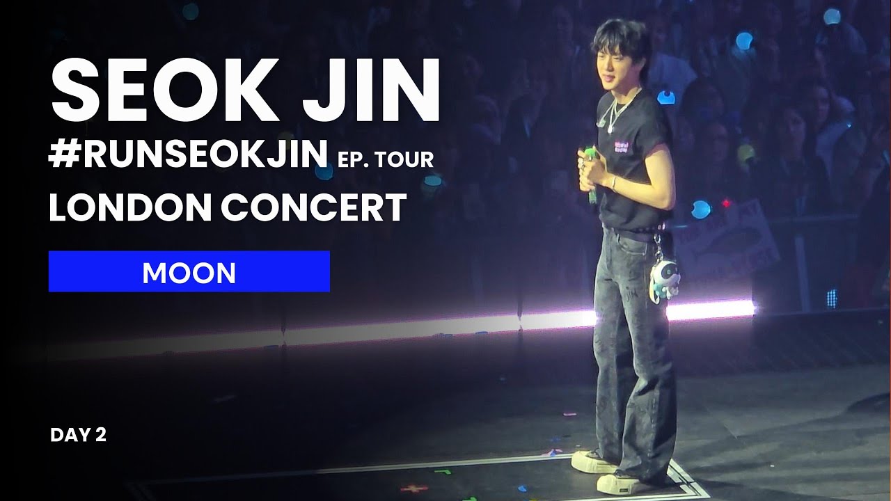 [4K] 250806 BTS JIN - MOON | RUN SEOKJIN EP. TOUR in London for Day 2 진 콘서트 BTS 런던 공연 직캠