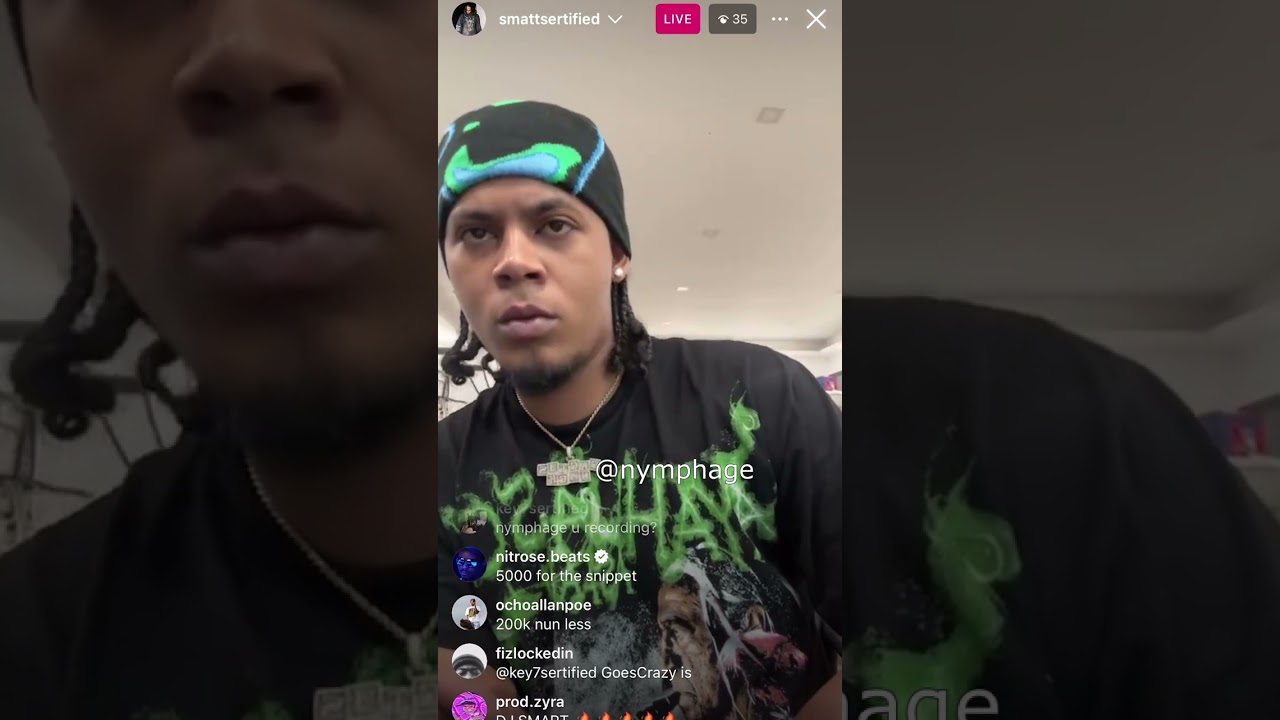 Smatt Sertified sets the bar high on IG live! 🔥🧨 #BeanieSertified @smattsertified