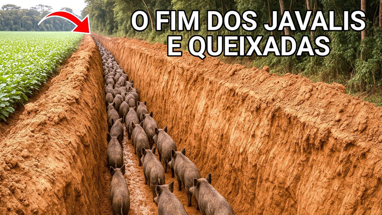 ESSE FAZENDEIRO CAPTUROU MILHARES DE JAVALIS E QUEIXADAS.