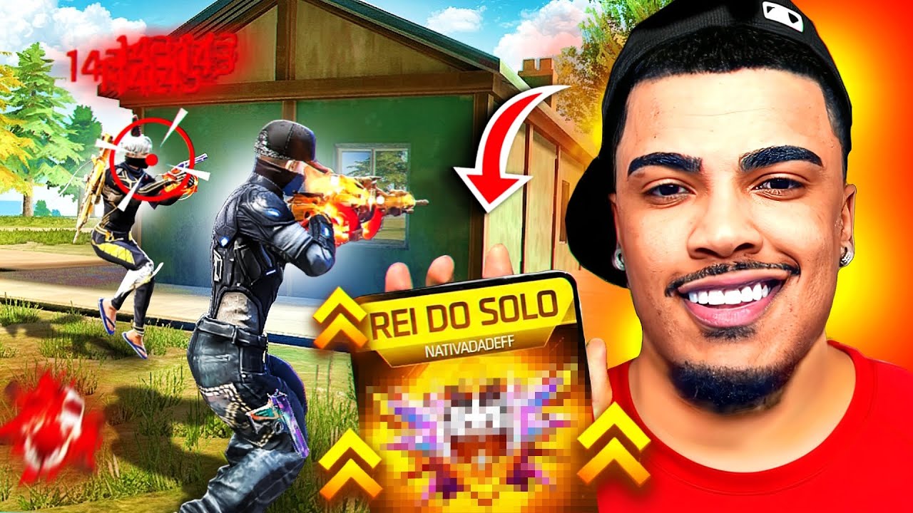 MOSTREI SER O REI DO SOLO NESSA PARTIDA DIF&Iacute;CIL - FREE FIRE RANQUEADA
