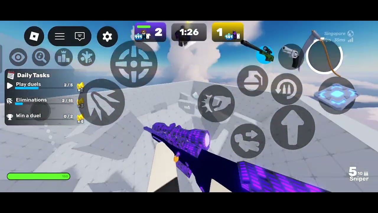 Playing rivals in Roblox 