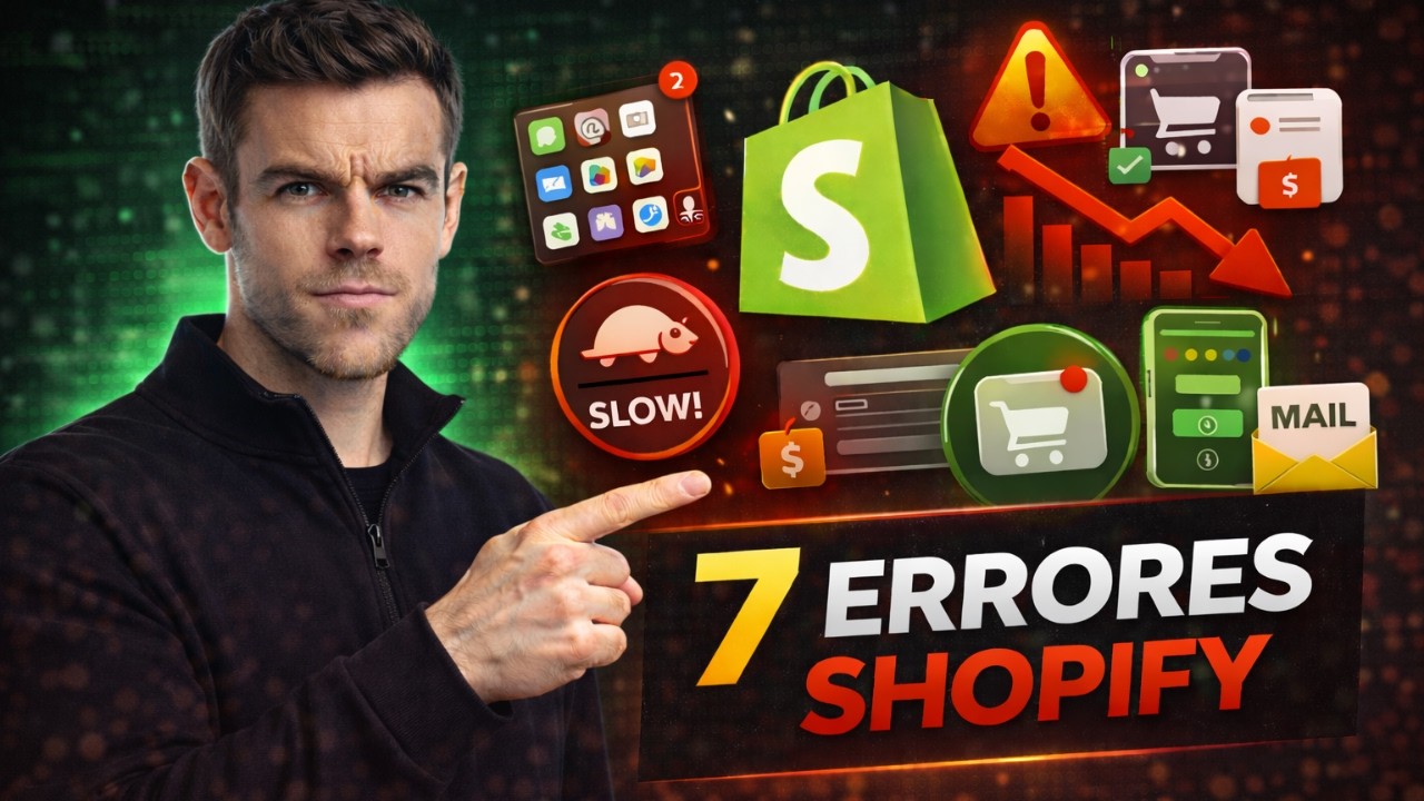 Los 7 Errores que Veo en el 80% de Tiendas Shopify (Estás Perdiendo Ventas)