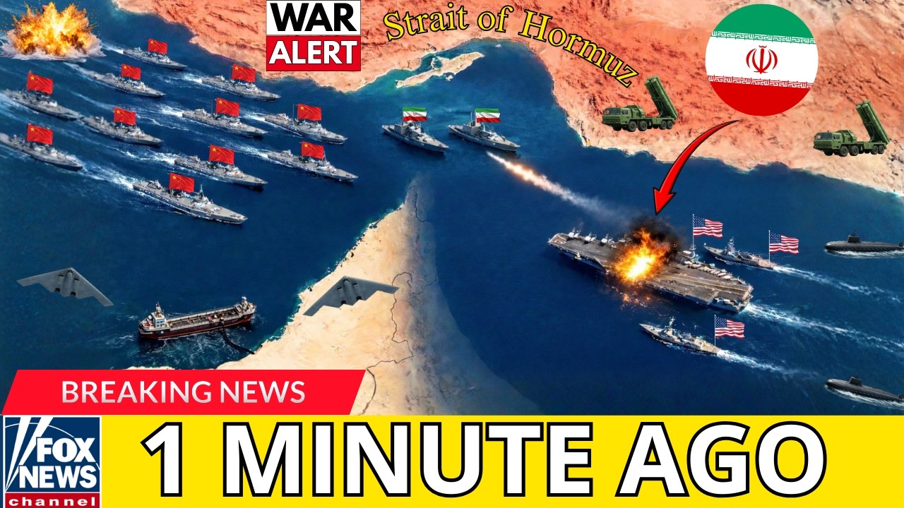 Китай направил 50 военных кораблей в Ормузский пролив, а затем туда вторглись ВМС США.