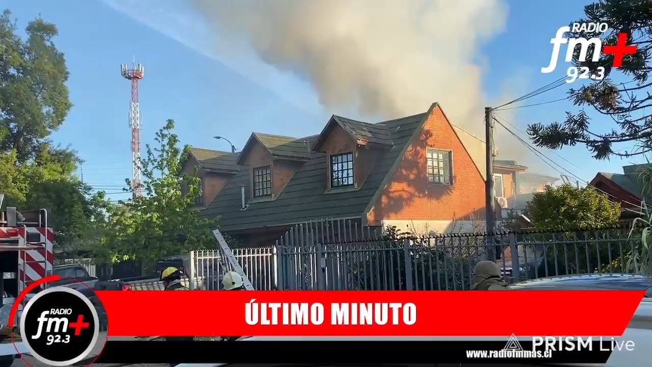 Voraz incendio destruye una vivienda y deja otras dos con daños en Sur Poniente de Talca