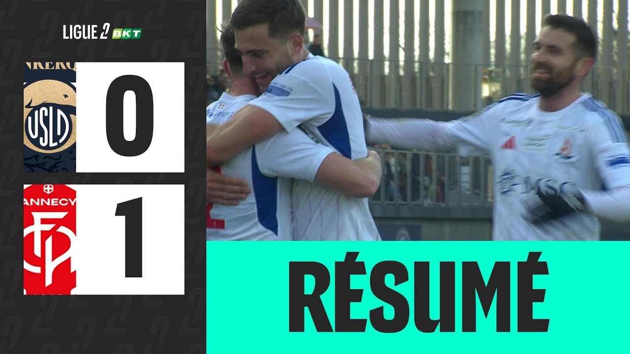 USL DUNKERQUE - FC ANNECY (0-1) - Week 21 - Ligue 2 BKT 25/26