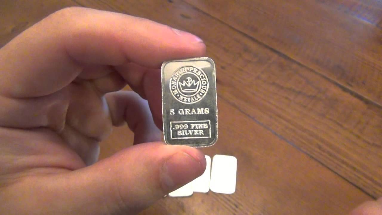 Silver Review : Monartch Precious Metals (5 Gram Bars)