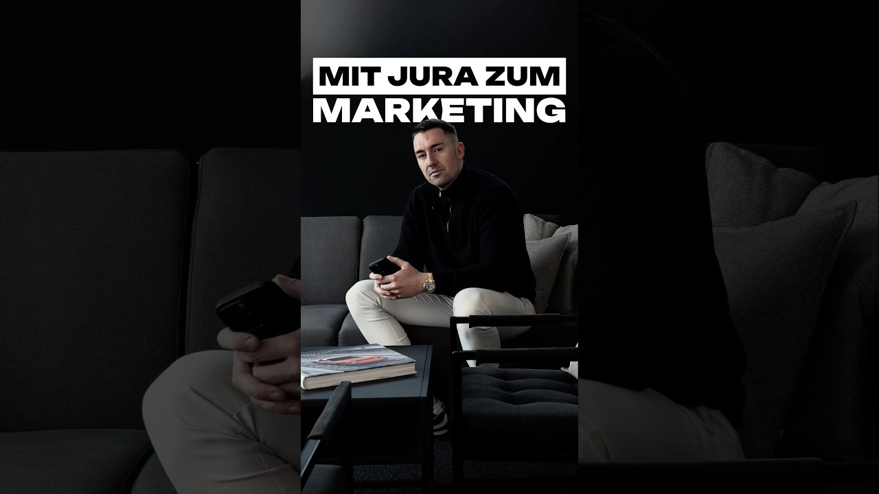 Vom Juristen zum Marketingexperten! 🚀