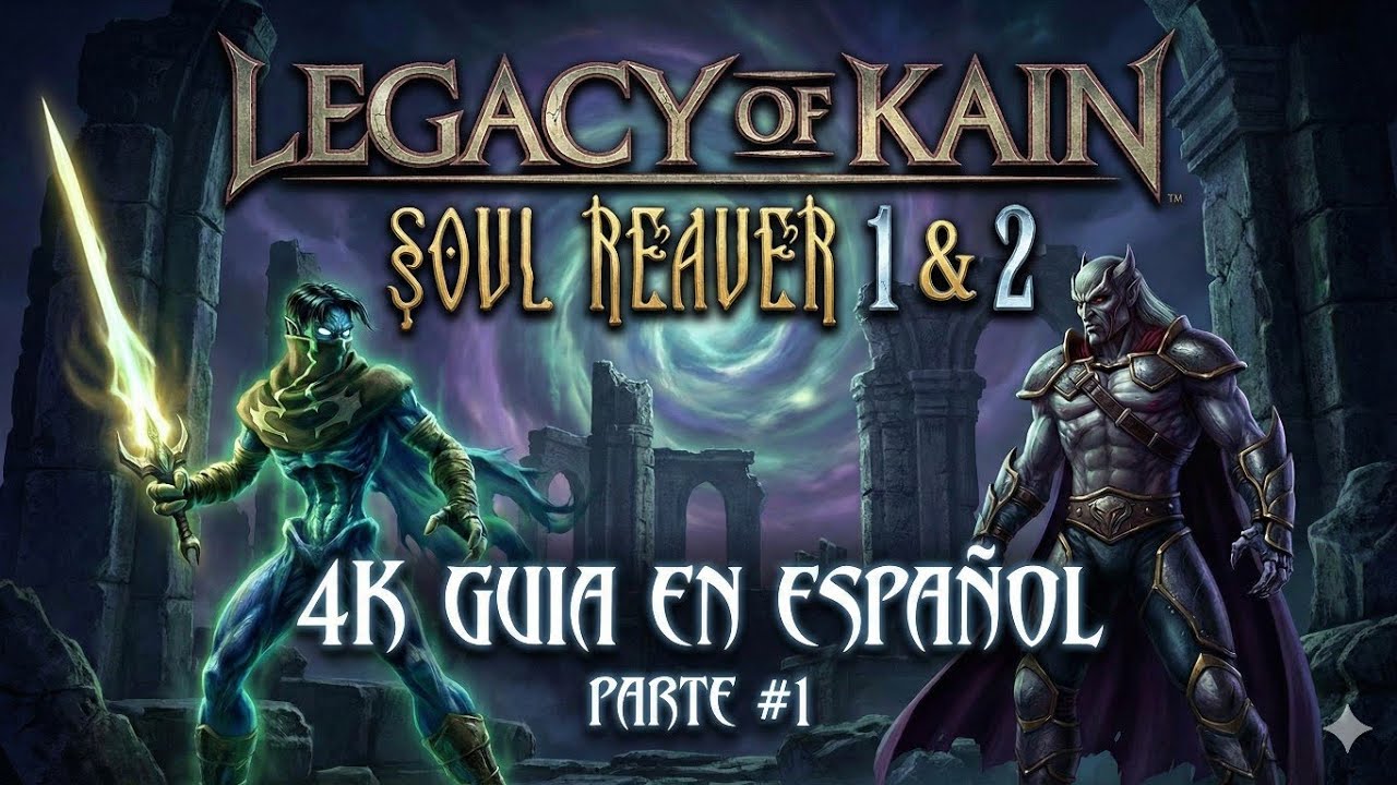 Legacy of Kain: Soul Reaver 1 y 2 (4K) Guia en Español Parte #1