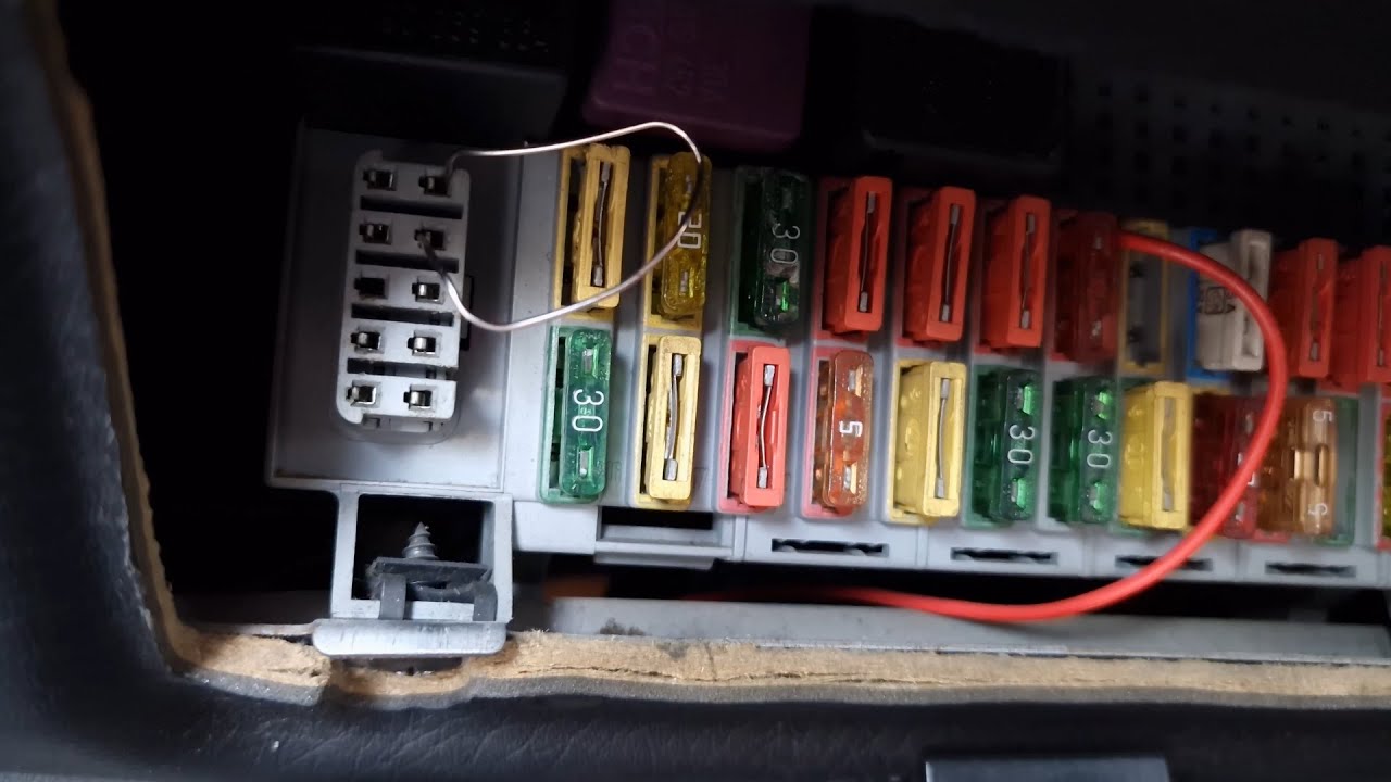 Opel Astra F — диагностика Paperclip (самодиагностика)