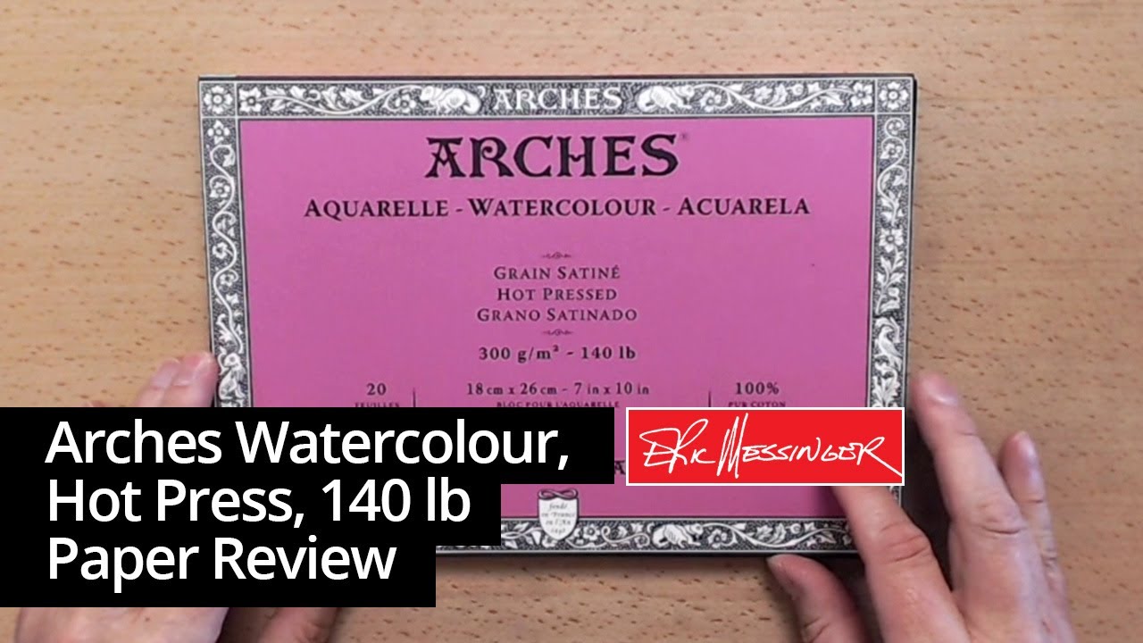 Arches Watercolour block paper review. I use graphite and charcoal in this review.