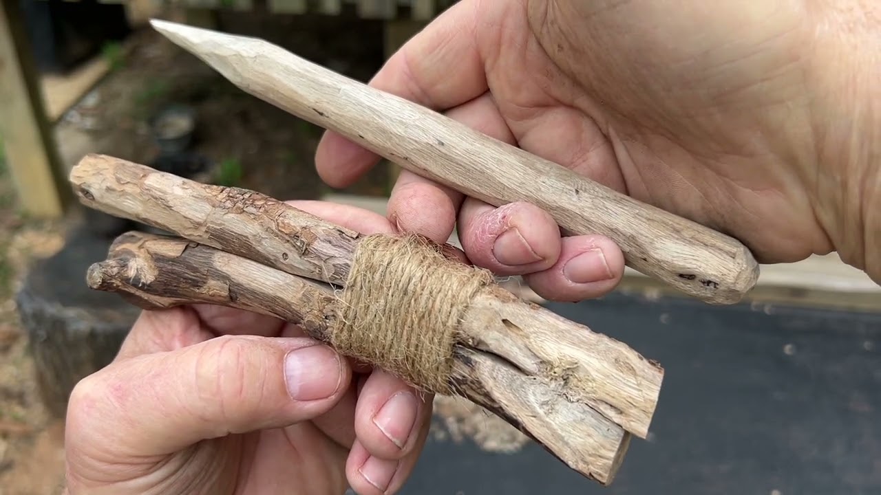 How To Choose The Best Woods For Bow Drill, 2pc Fireboard