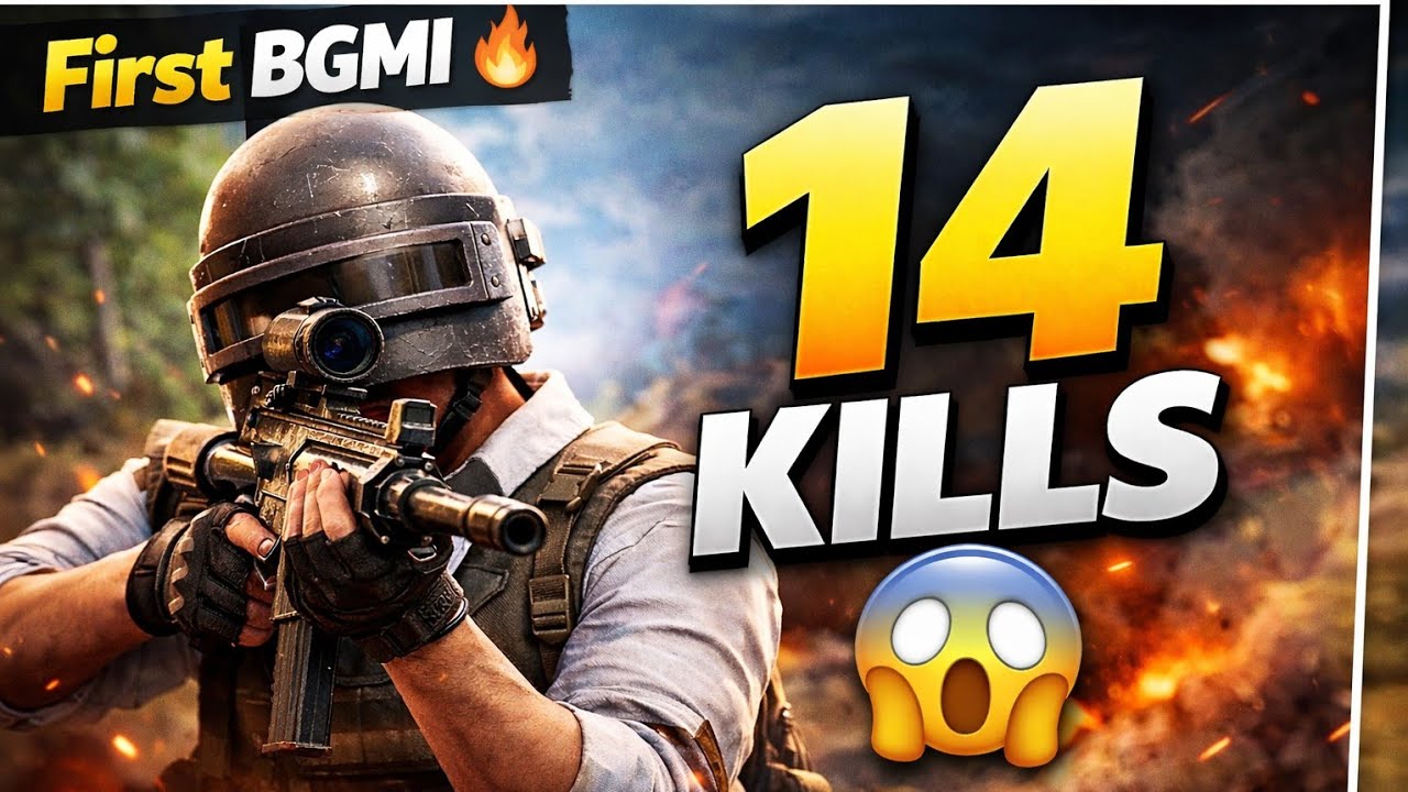 First BGMI Gameplay 😱 | 2 Matches 14 Kills | Hindi
