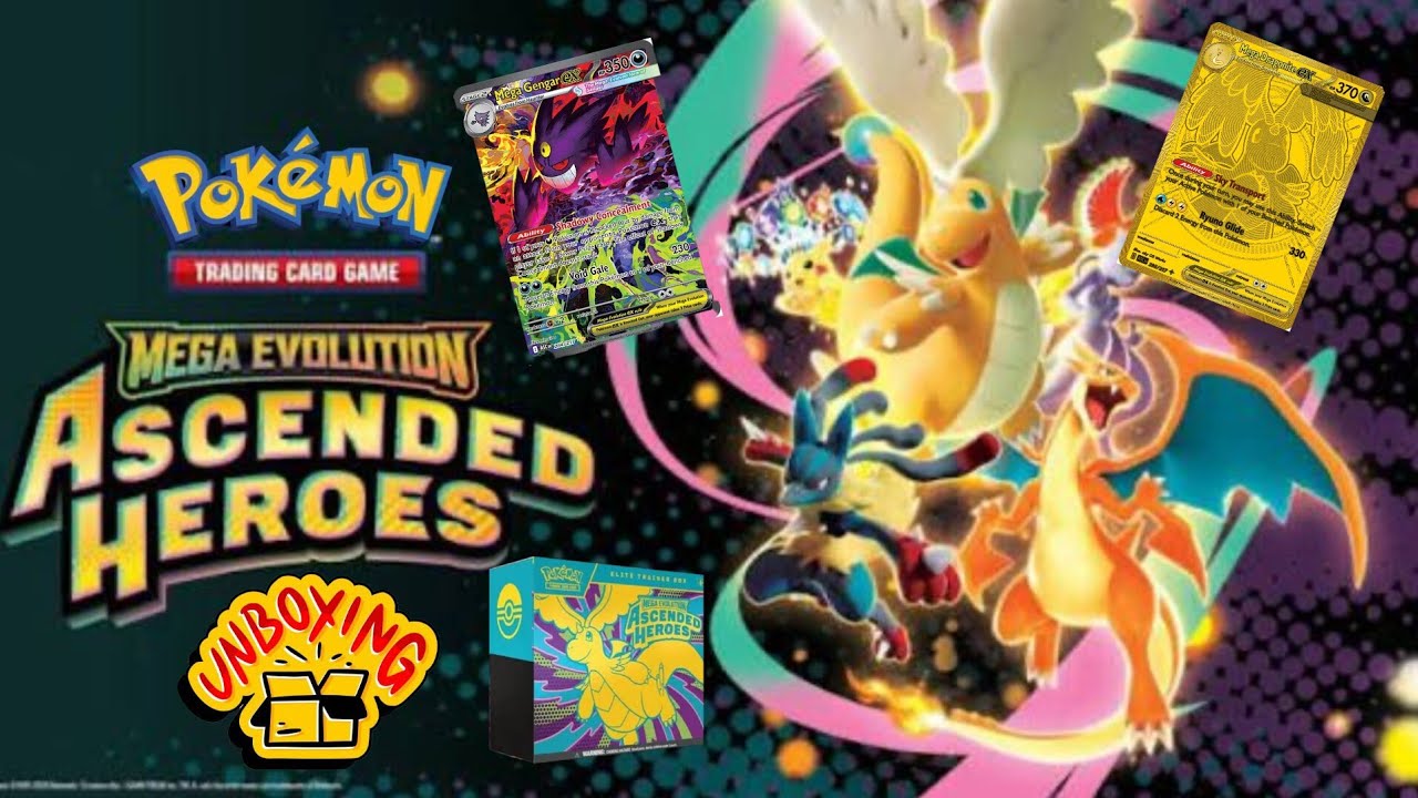 UNBOXING the NEW Pokémon Ascended Heroes ETB: Can We Pull the Mega Gengar SIR?!