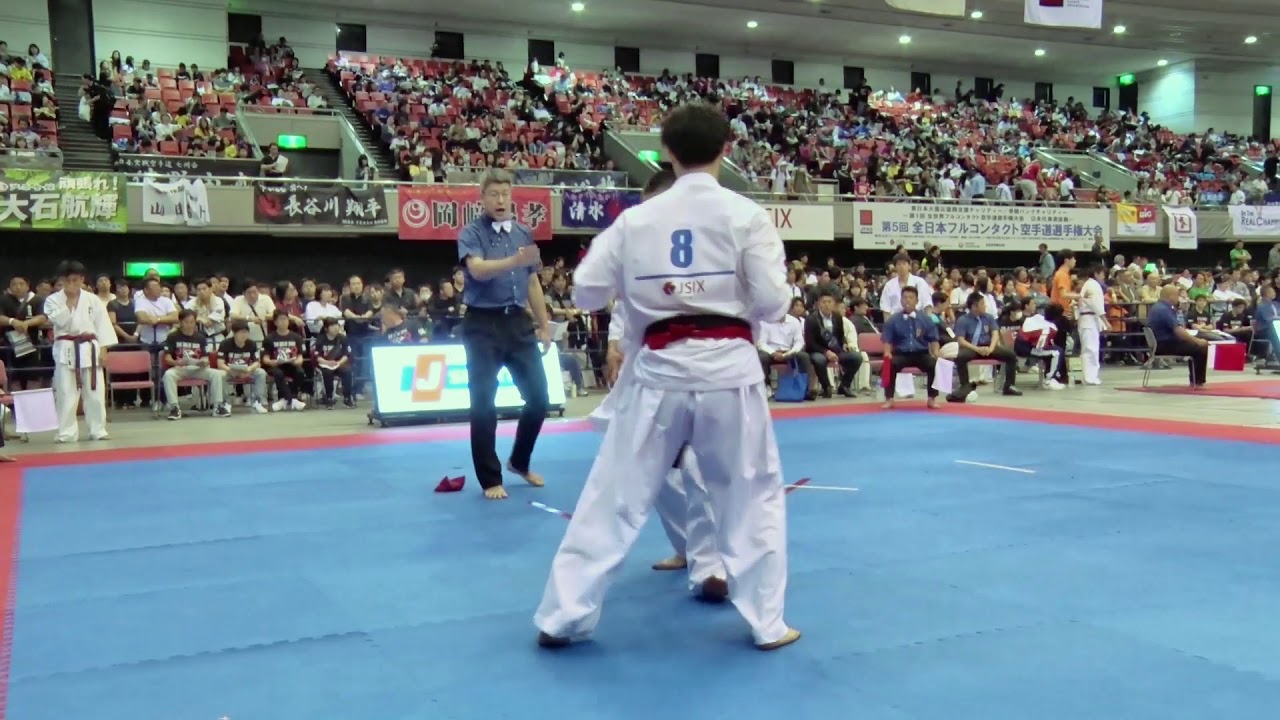 【JFKO】第5回全日本フルコンタクト空手道選手権大会　男子軽量級　2回戦ABブロック