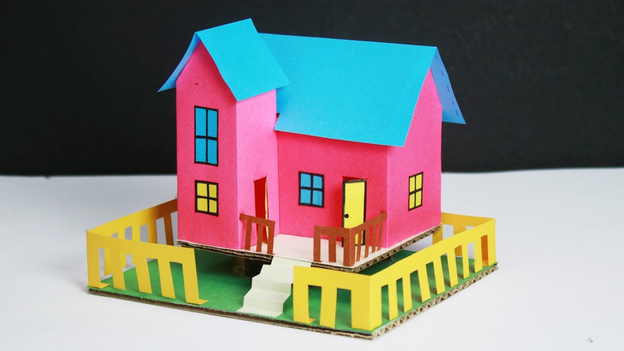 Paper House Making - Easy and Creative