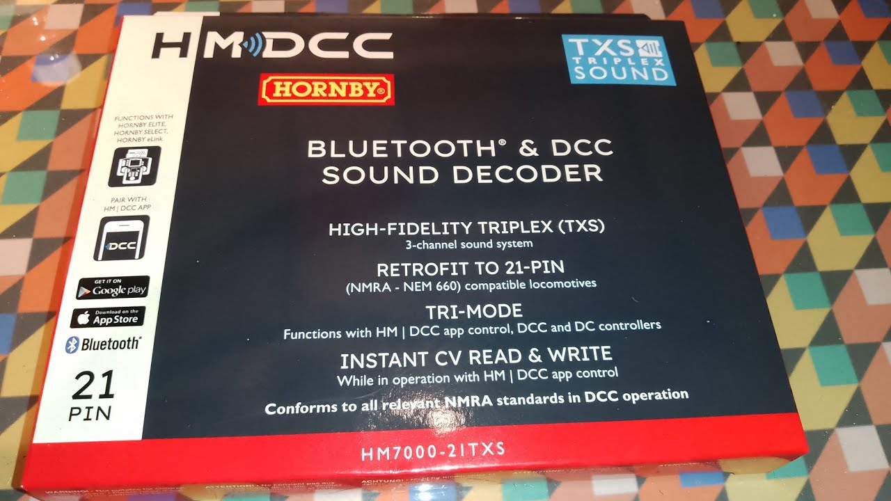 Установка звукового декодера Hornby HM 7000