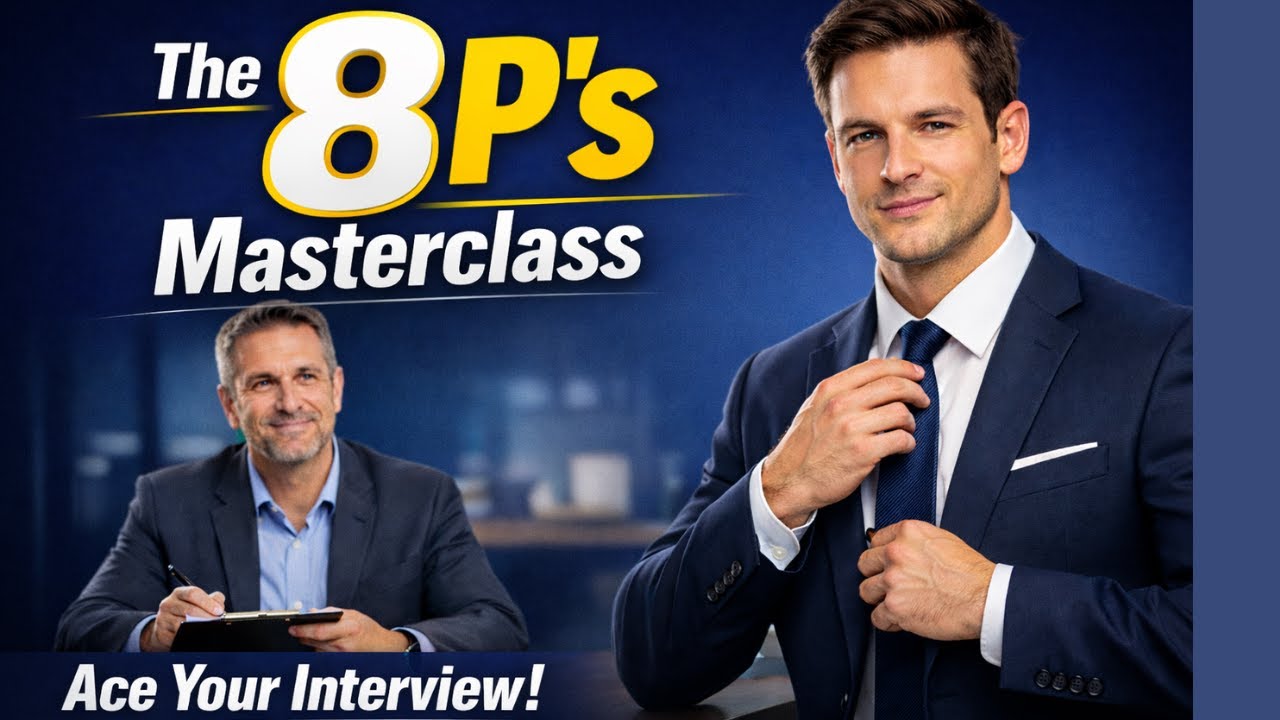 How to Prepare for a Job Interview: The 8 P's Masterclass #jobinterview #jobinterviewquestions