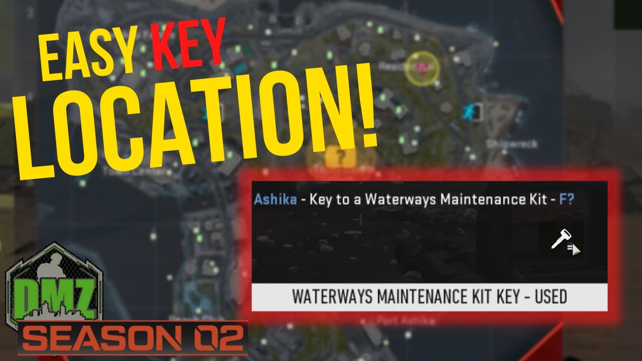Waterways Maintenance Kit key LOCATION GUIDE | Call of Duty Warzone 2.0 DMZ Season 2