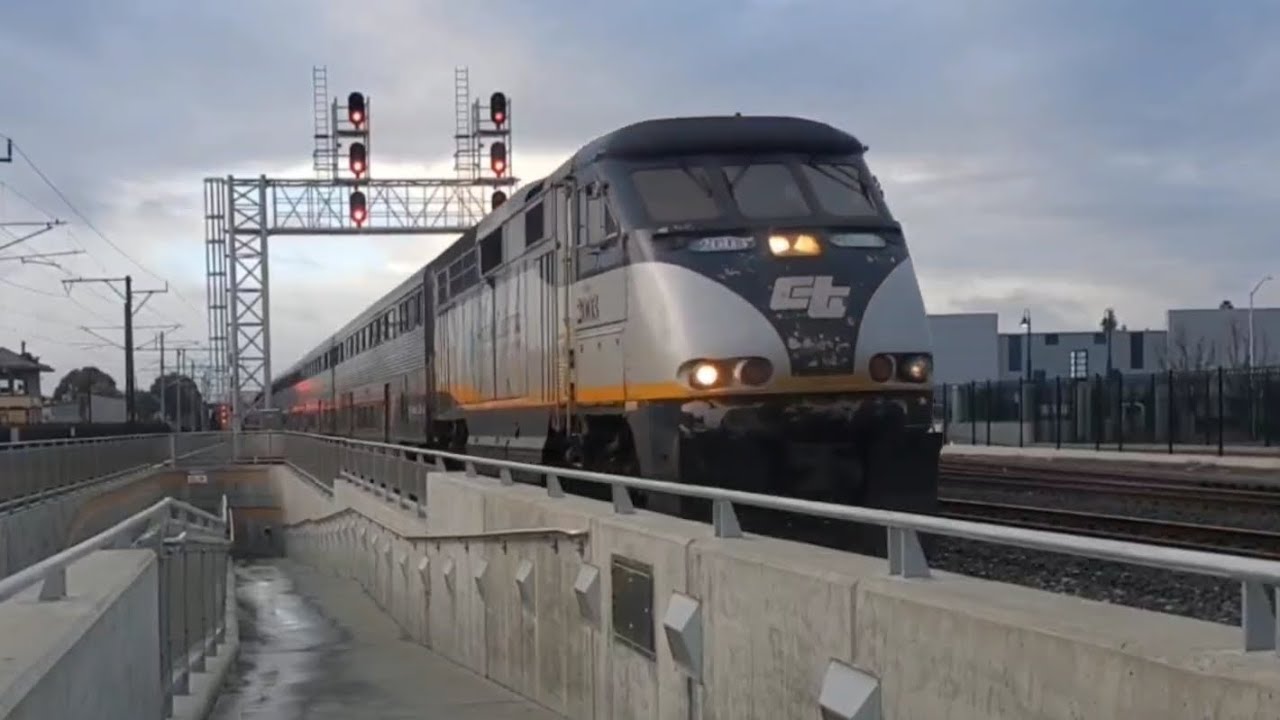 Amtrak California EMD F59PHI Locomotives on the capitol corridor and gold runner services