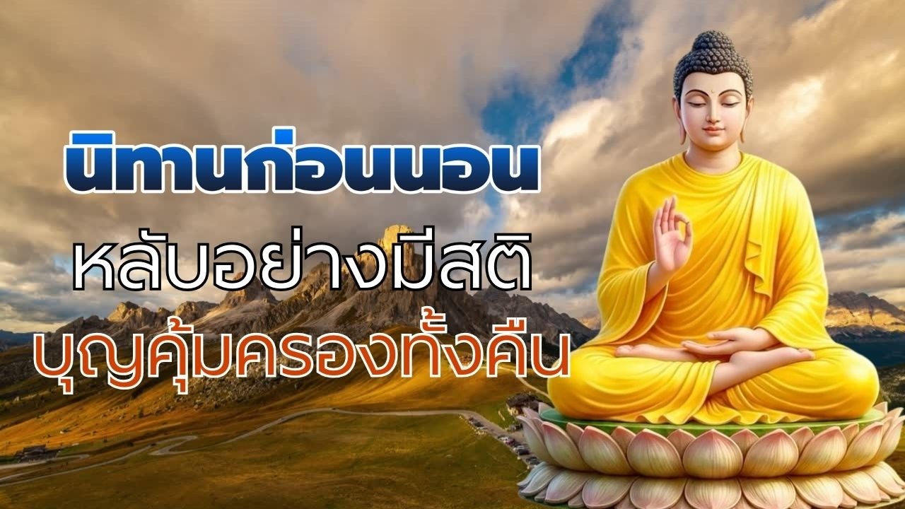 ฟังธรรมก่อนนอน 🍀 เติมพลังบวกให้วันพรุ่งนี้ | สร้างบุญกุศล บารมี  ได้บุญมาก จิตใจสงบ