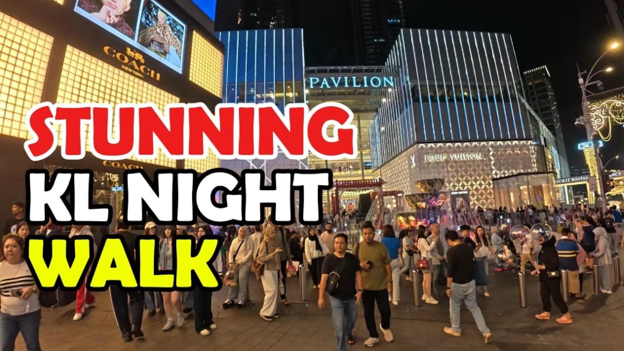 Kuala Lumpur Night Walk | Bukit Nanas to Pavilion Bukit Bintang | New Year 2026