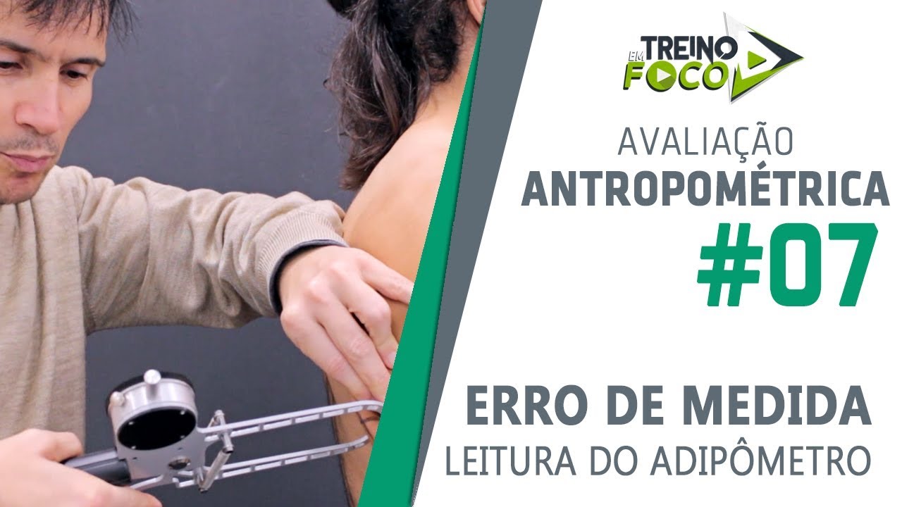 Erros de Avaliação - Posicionamento do Adipômetro para Leitura - Avaliação Antropométrica #7