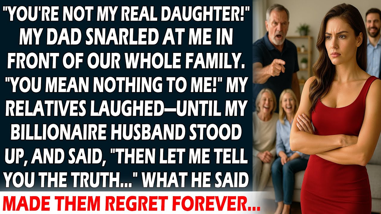 My Dad Shouted at me In Front of Our Whole Family, But When My Husband Stood Up, They all...