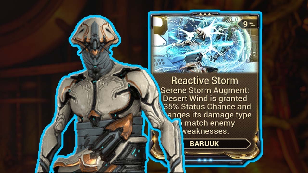 Warframe Builds : Reactive Storm Baruuk