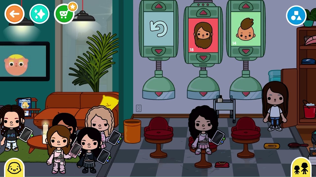 Katseye @tocaboca rp screen time in the middle @katseyeworld 