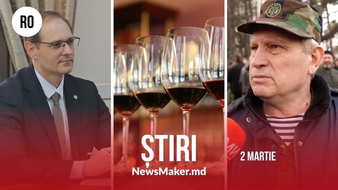 Kievul licențiază vinul din Moldova/ Diplomați SUA în Transnistria/ De ce tac veteranii din 1992?