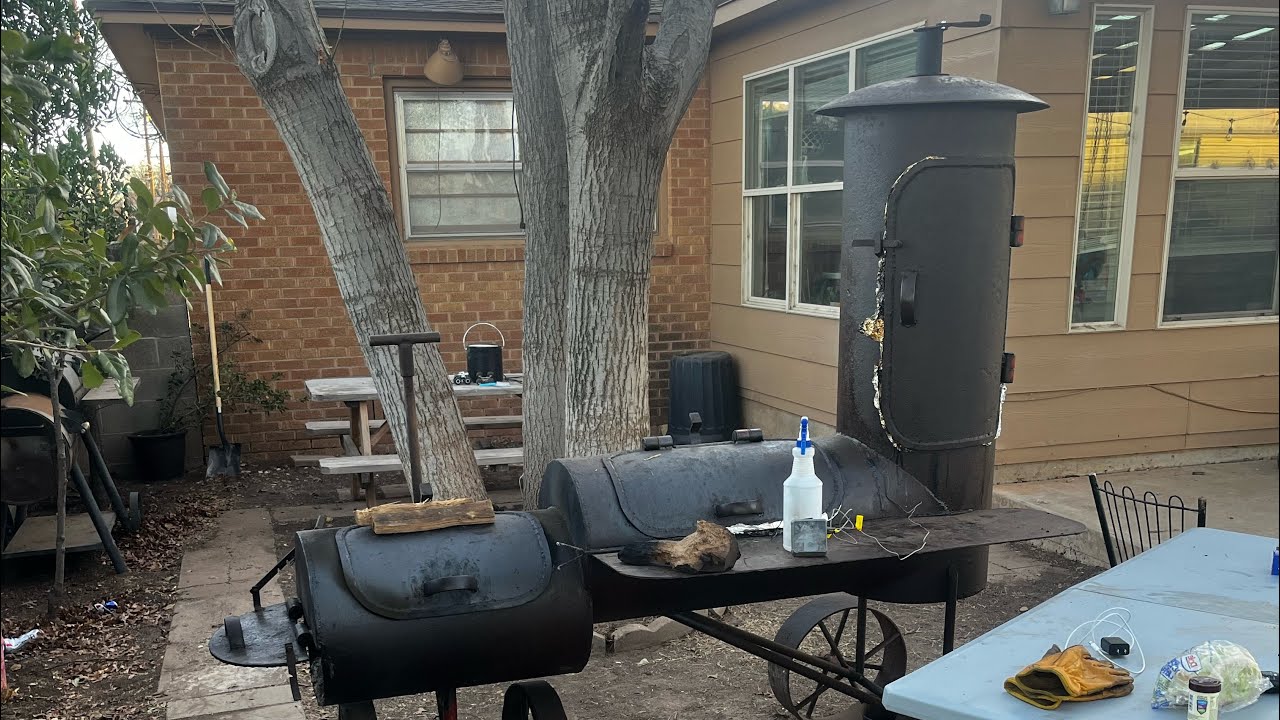25 pound brisket smoked on offset smoker 