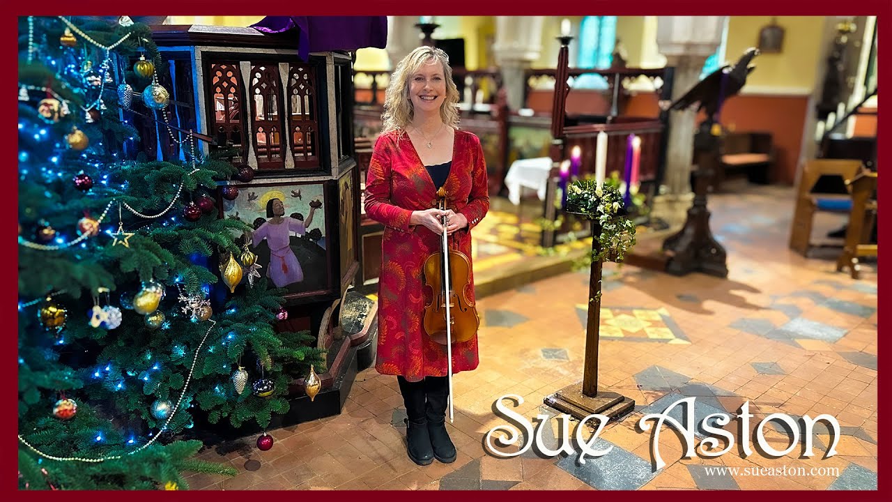 The Wexford Carol : Performed by Sue Aston Violin at St Hilary Church Cornwall