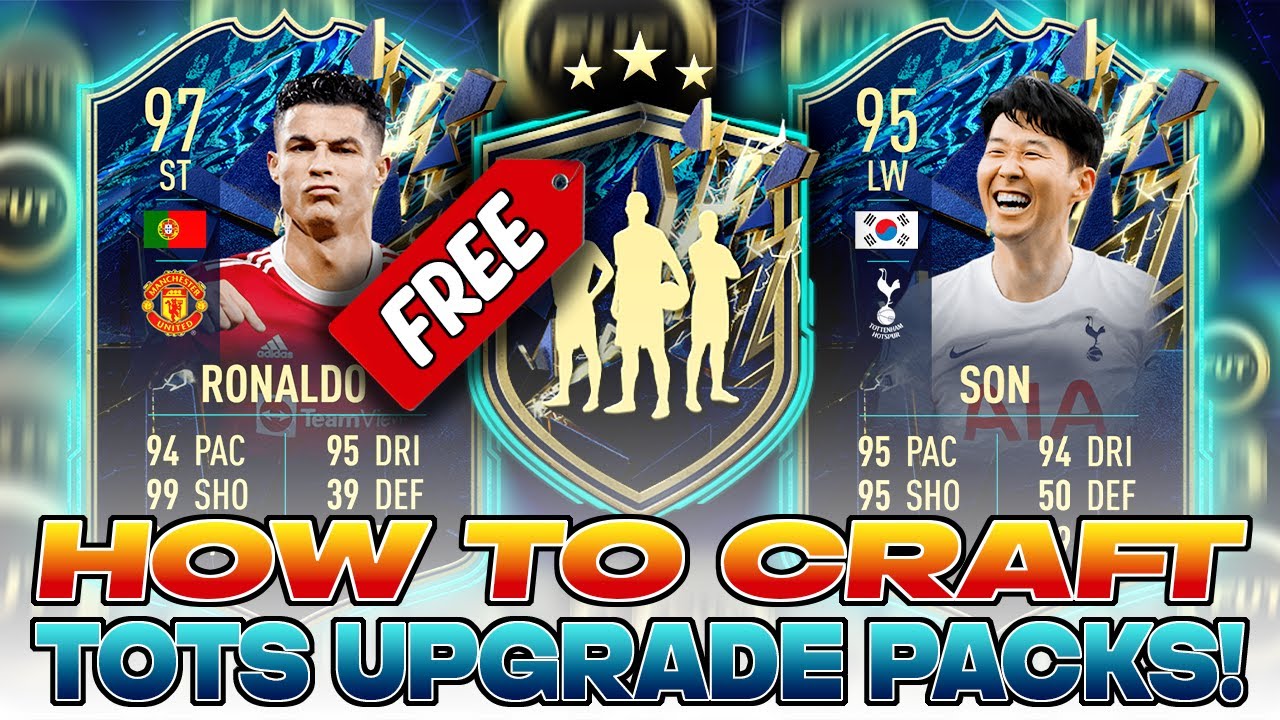 HOW TO CRAFT FREE PREMIER LEAGUE UPGRADE PACKS! FREE UPGRADE PACKS FOR TEAM OF THE SEASON FIFA 22!