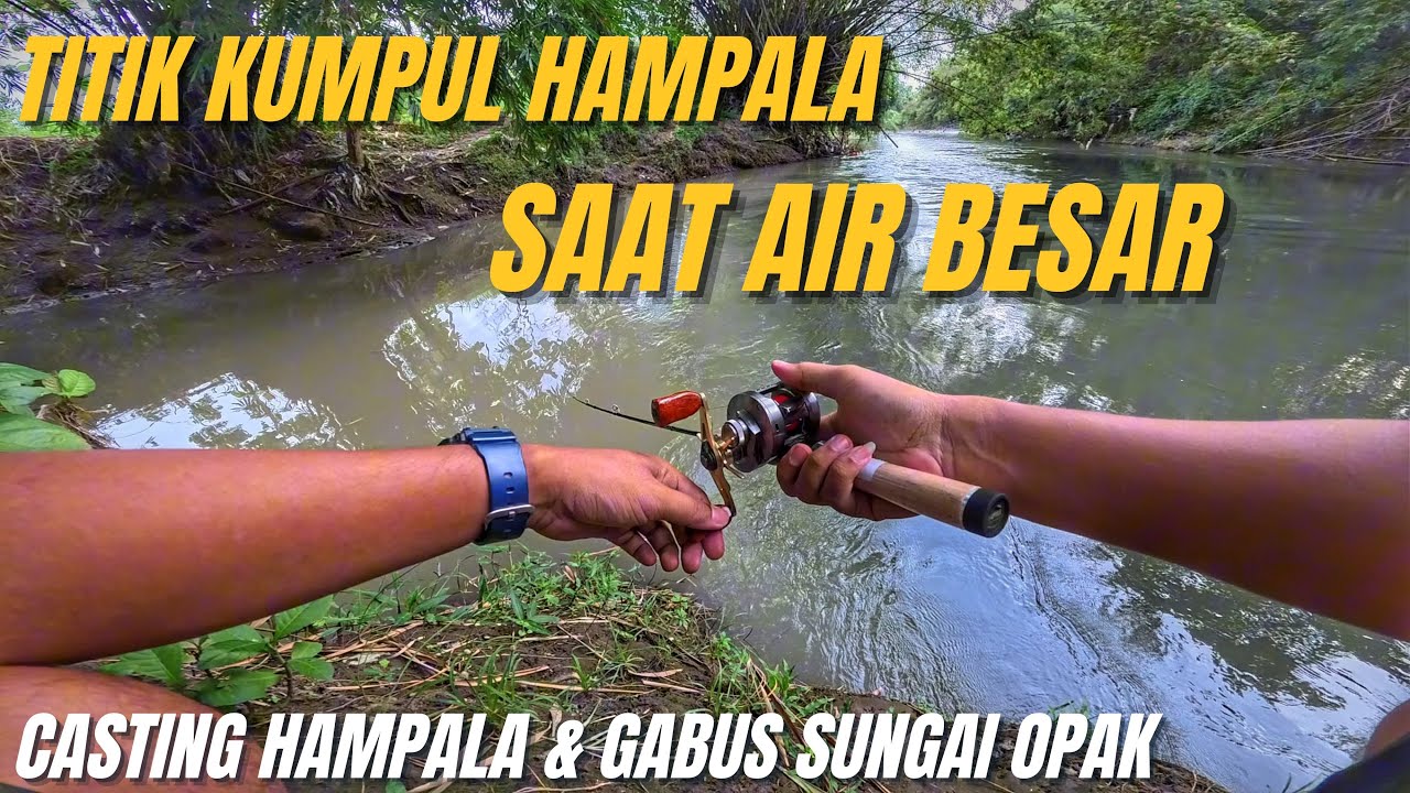 CUKUP 5menit DARI RUMAH SUDAH SAMPAI TITIK KUMPULNYA IKAN HAMPALA😍👌‼️WAKTUNYA MANCING🤩🔥