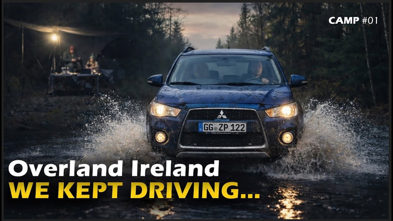 Overlanding Ireland – Flooded Roads & Wild Camping in Wicklow - Relaxing ASMR