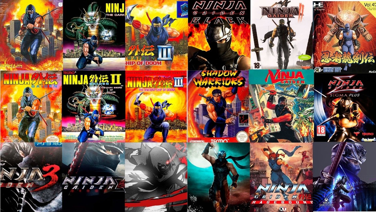 Evolution of Ninja Gaiden Games  (1988 - 2025) 4k 60fps