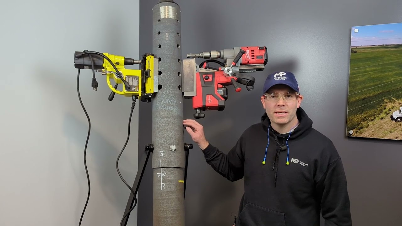 Drilling, Tapping, and Attaching to McWane Poles