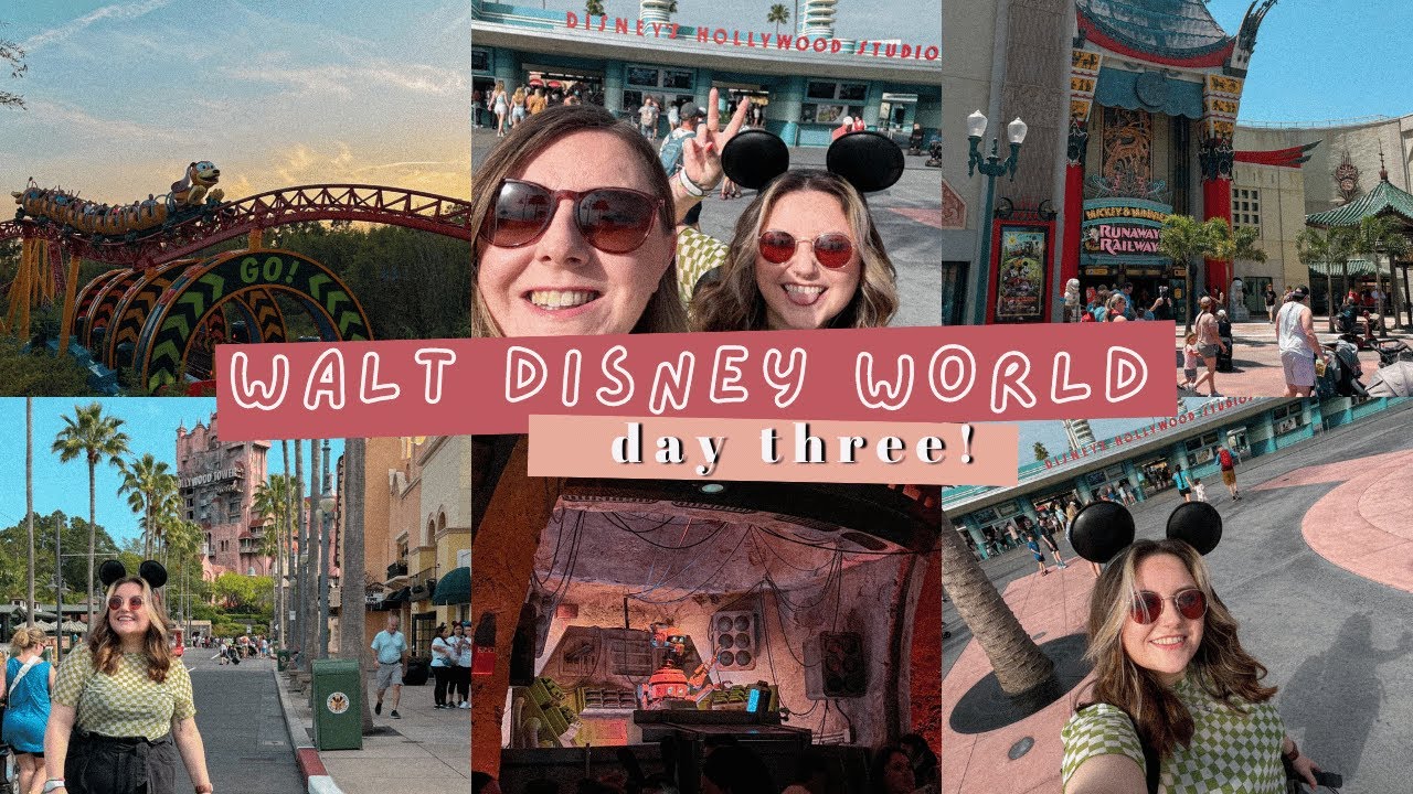 WALT DISNEY WORLD, FLORIDA VLOG | DAY THREE AT HOLLYWOOD STUDIOS, APRIL 2024 🎬🚂🍿✨