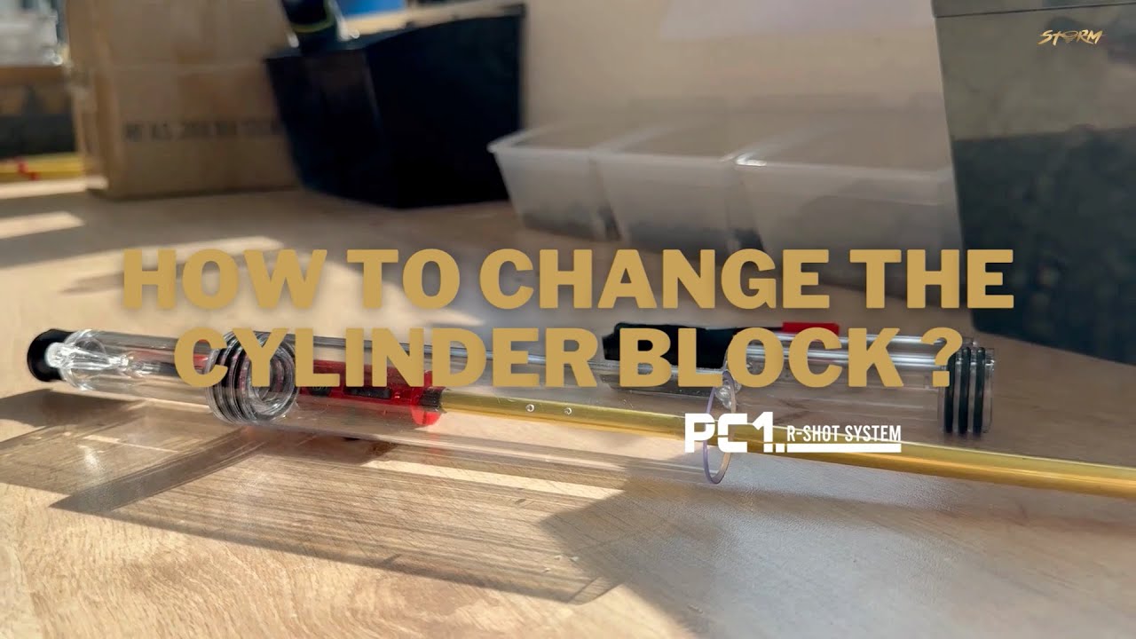 HOW TO CHANGE THE CYLINDER BLOCK ON THE PC1 R-SHOT SYSTEM