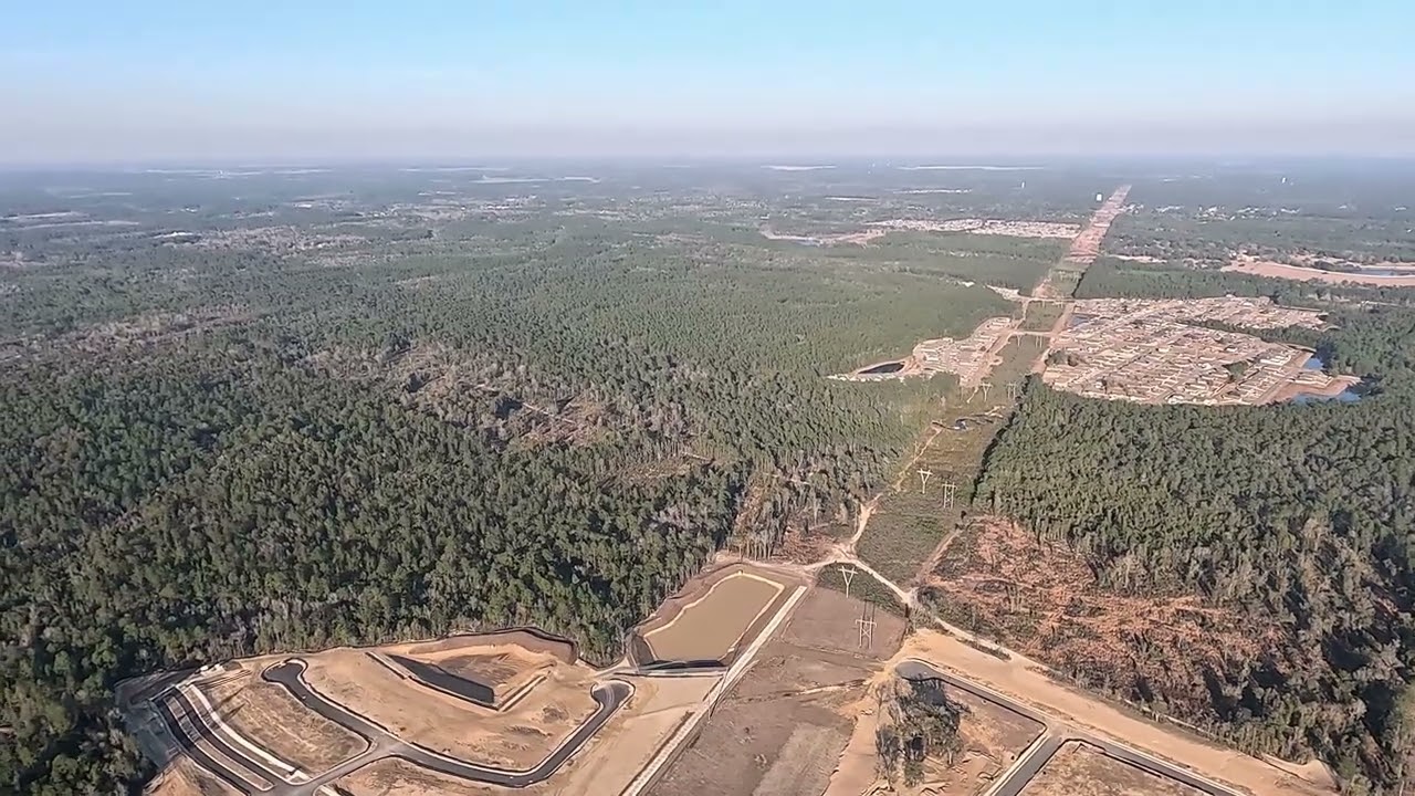 Hazy Scenic ASMR footage from a Cessna 150 flying rural Santa Rosa County