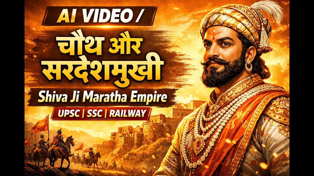 AI Video | चौथ और सरदेशमुखी | Chauth and Sardeshmukhi Explained | Maratha Empire | #upscpreparation