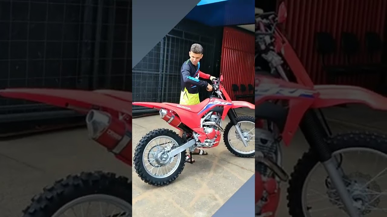 ESCAPAMENTO DORE NA CRF 250F NACIONAL