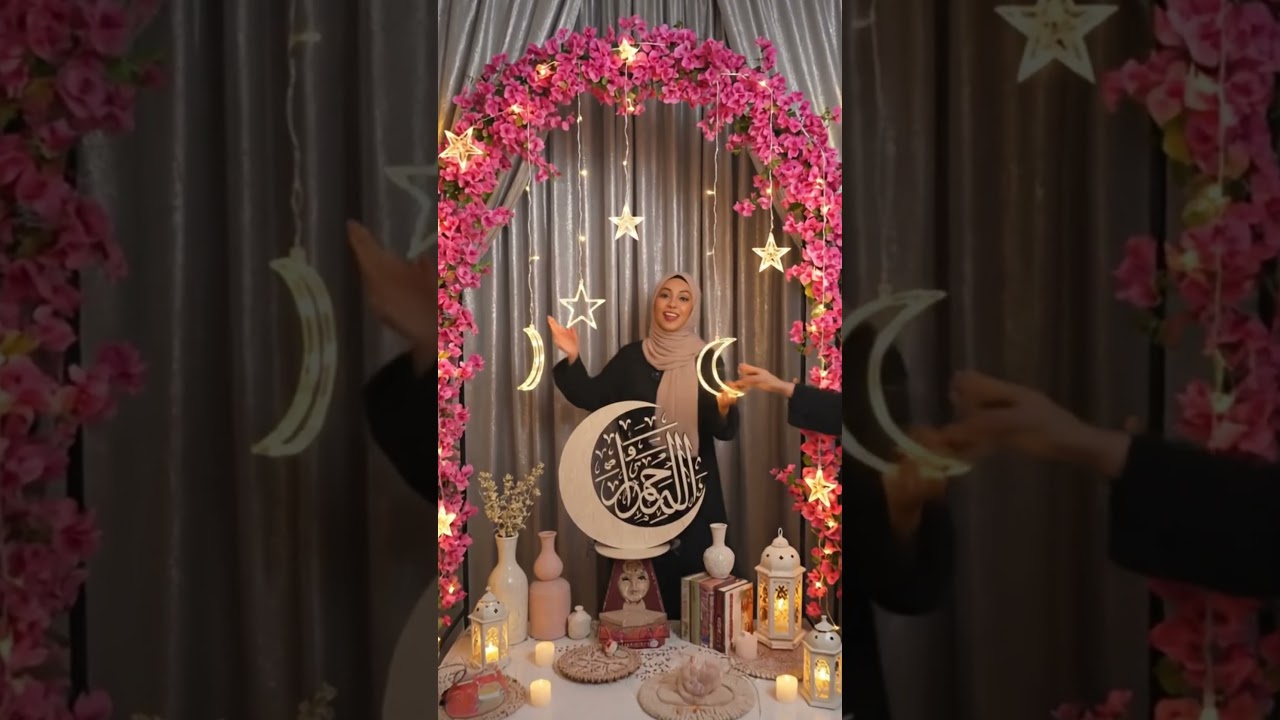 ✨ أضواء القمر والنجوم اللي قلبت الغرفة جو رومانسي 😍🌙 بسيط #shein #ستايل_راقي
