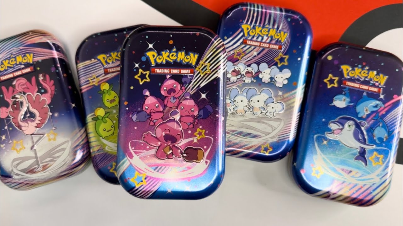 Unboxing Mini Tins Paldean Fates Pokemon TCG ✂️✂️✂️✂️