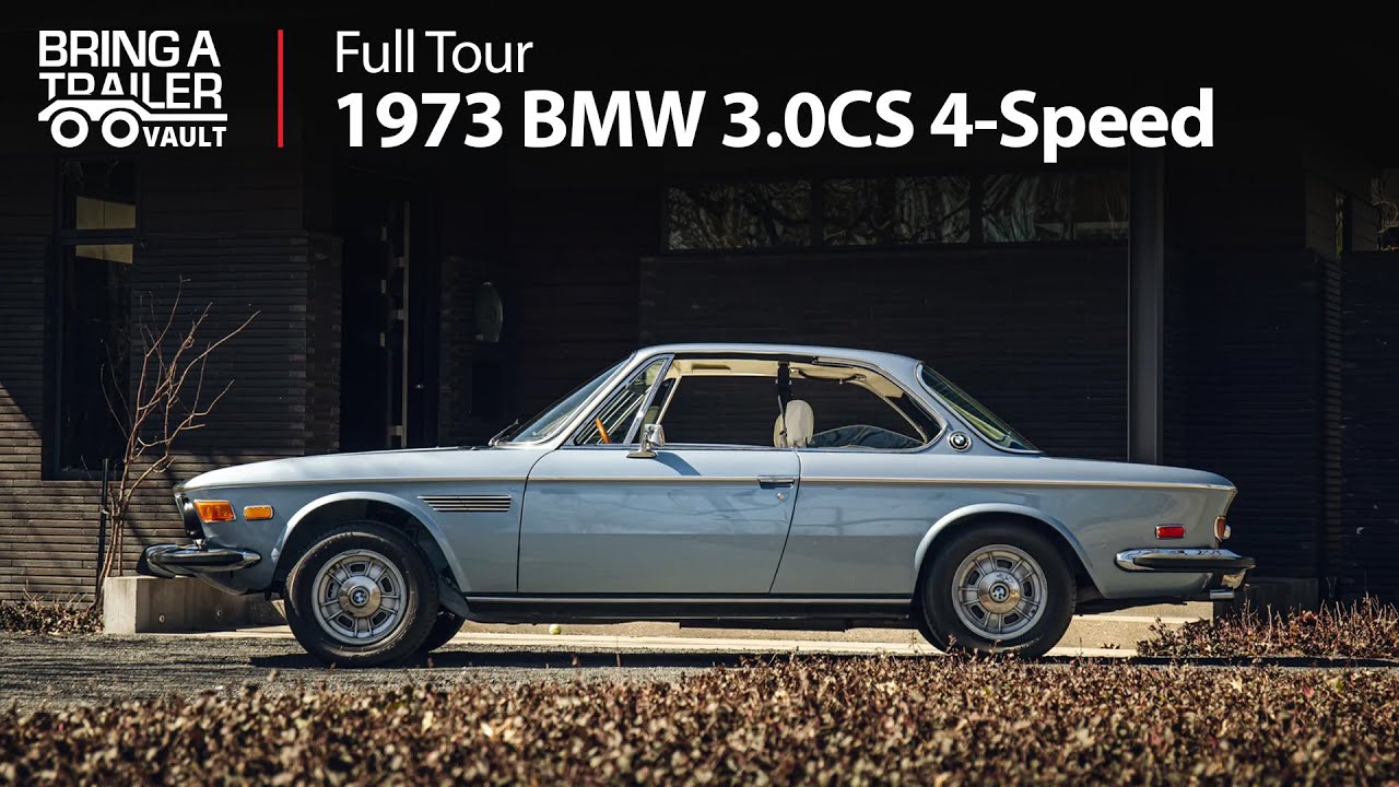 1973 BMW 3.0CS 4-Speed Full Tour | Bring a Trailer