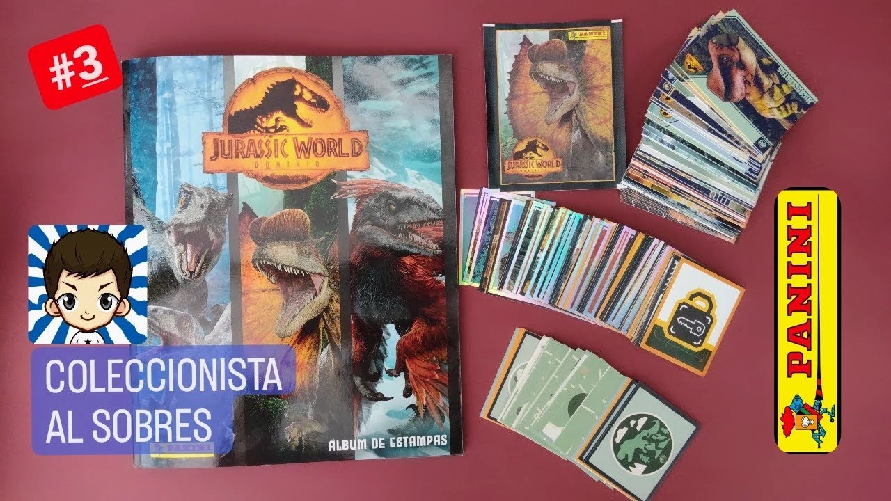 Álbum Panini Jurassic World Dominion | Pegando estampas