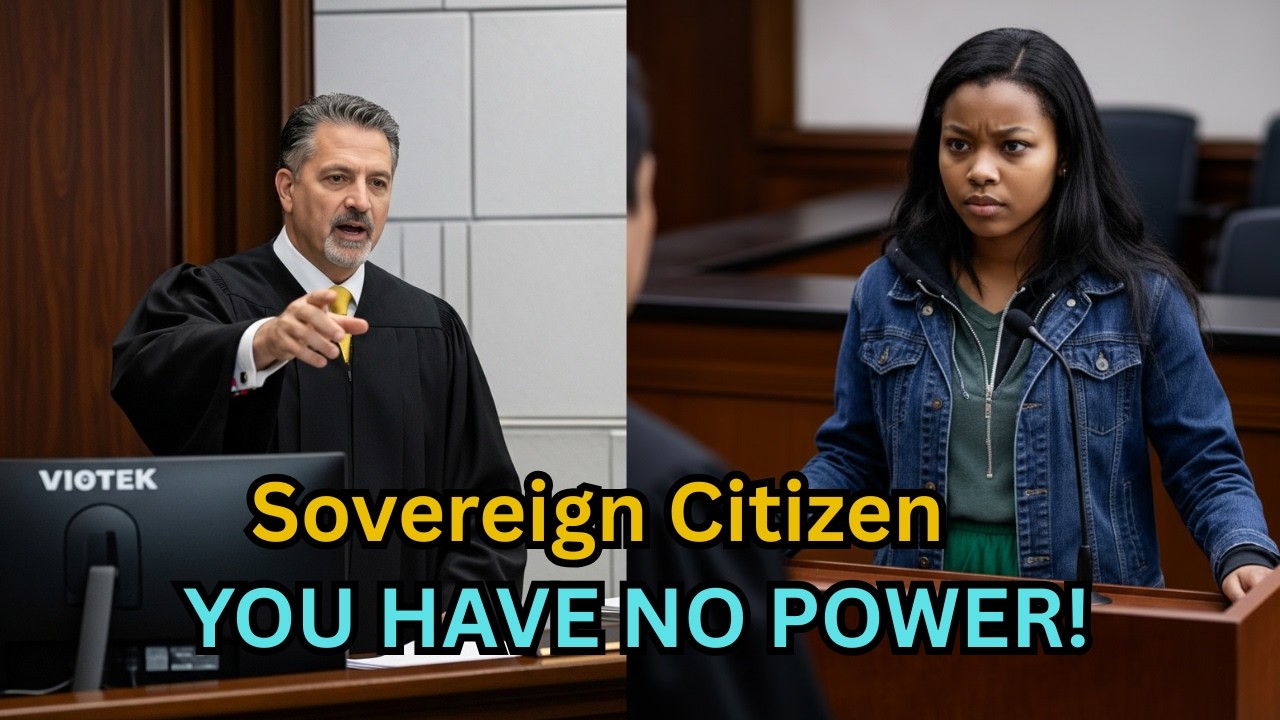 Sovereign Citizen Challenges The Judge In Court