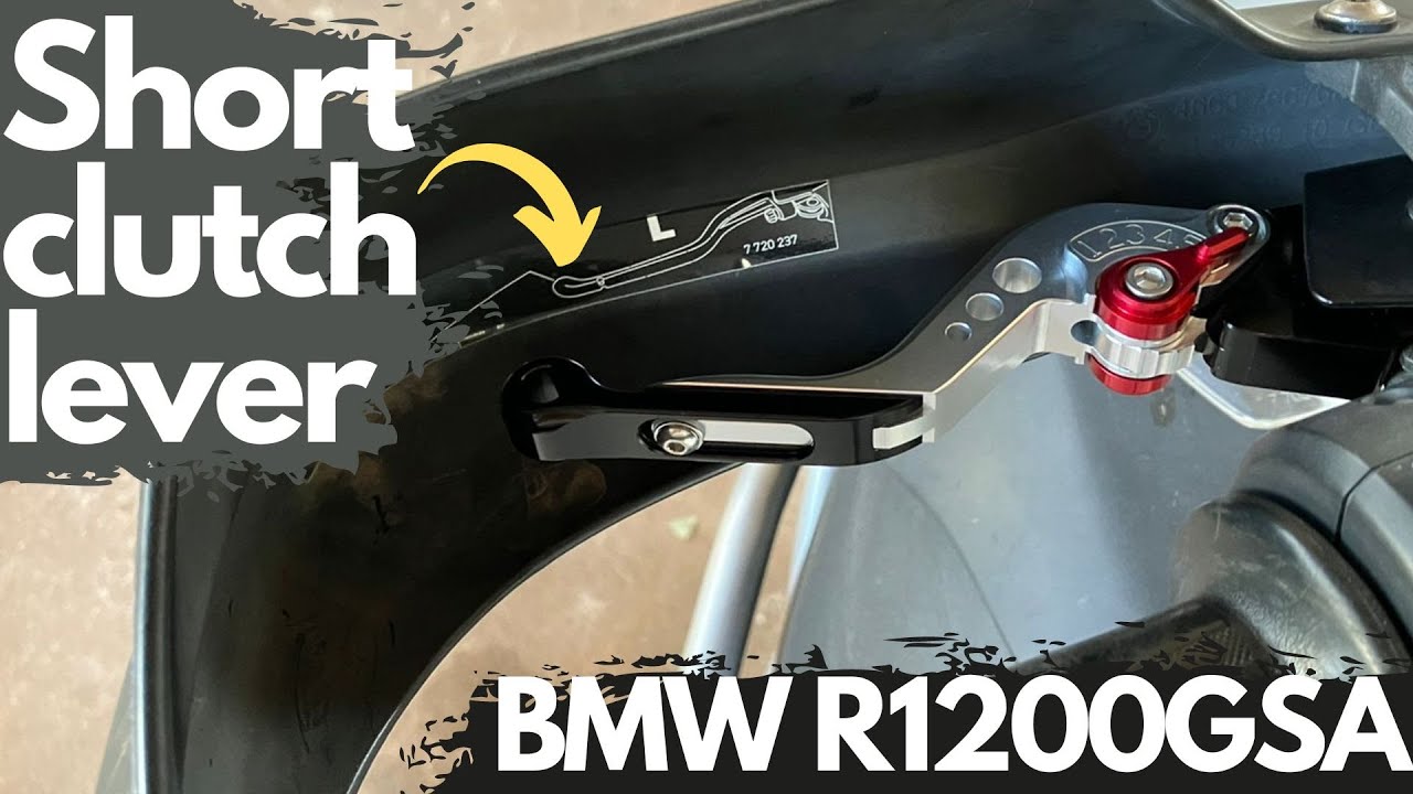 BMW R1200GS Adventure: Short Clutch Lever Install (Desert Fox 2-Fingers)